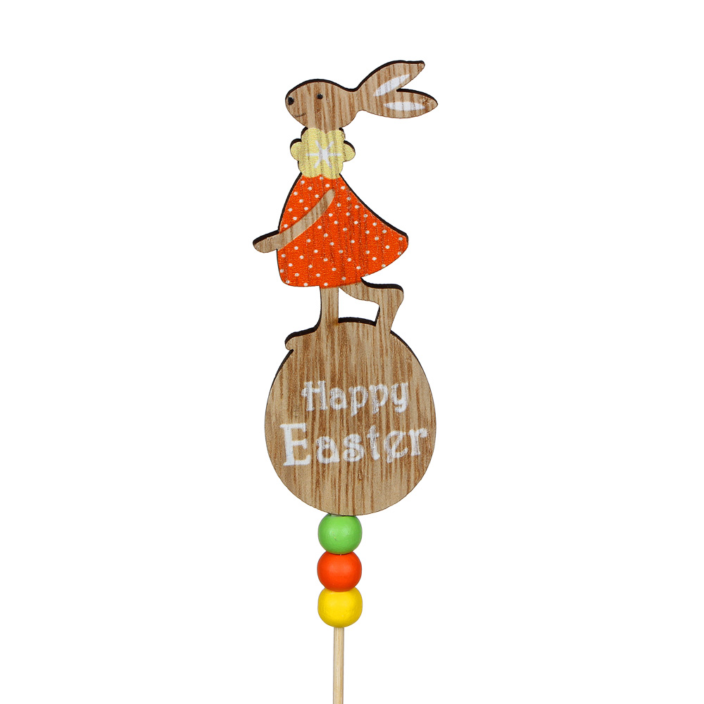 Декор Пасхальный, топпер, МДФ, 32 см, 4 дизайна, арт.№ 535-049