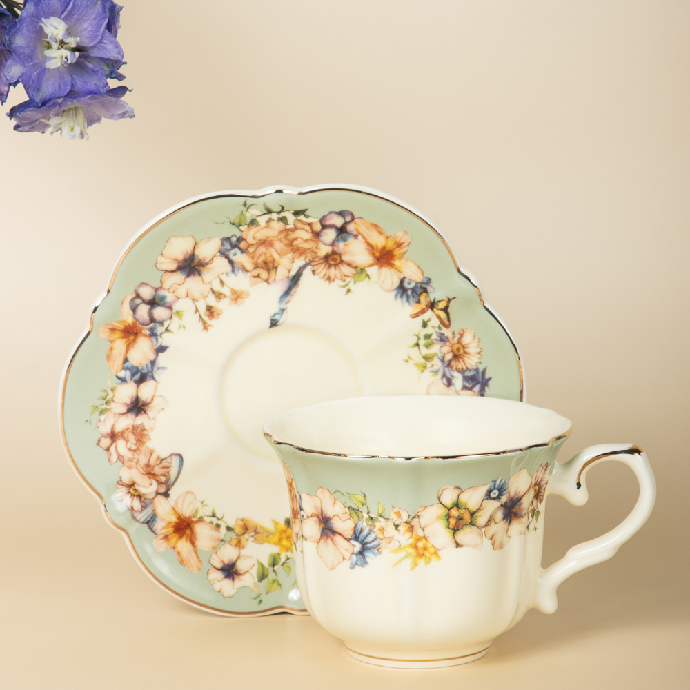 MILLIMI Фантазия Набор чайный 2 пр., 220мл, 15см, фарфор, арт.№ 802-458