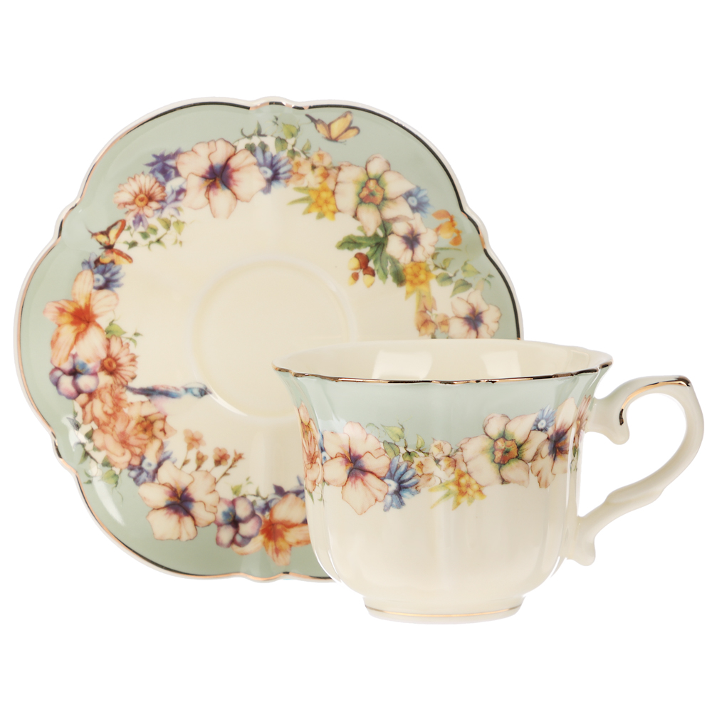 MILLIMI Фантазия Набор чайный 2 пр., 220мл, 15см, фарфор, арт.№ 802-458