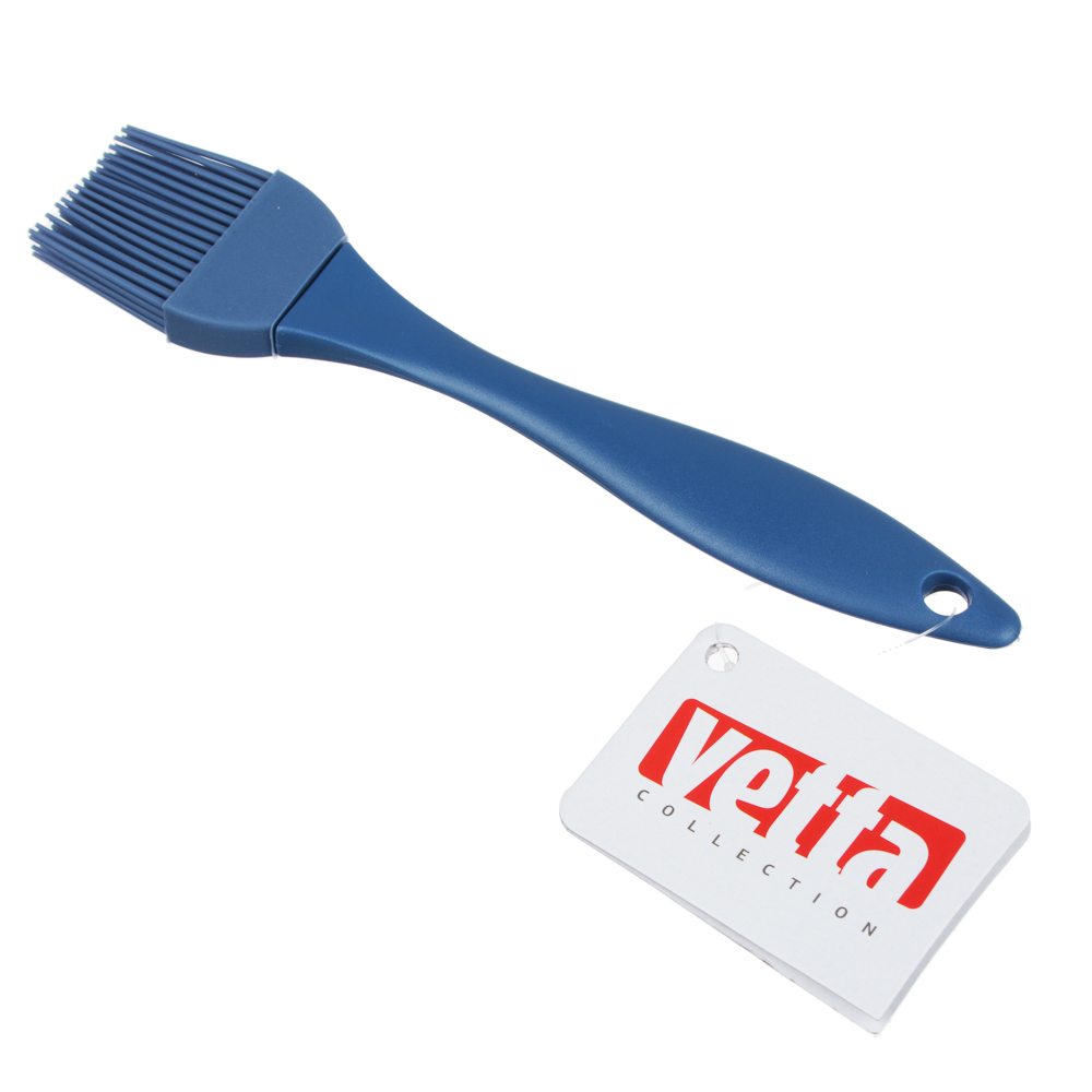 VETTA Кисточка силиконовая 20,5х4,5см, 3 цвета, HS-BR09, арт.№ 891-037