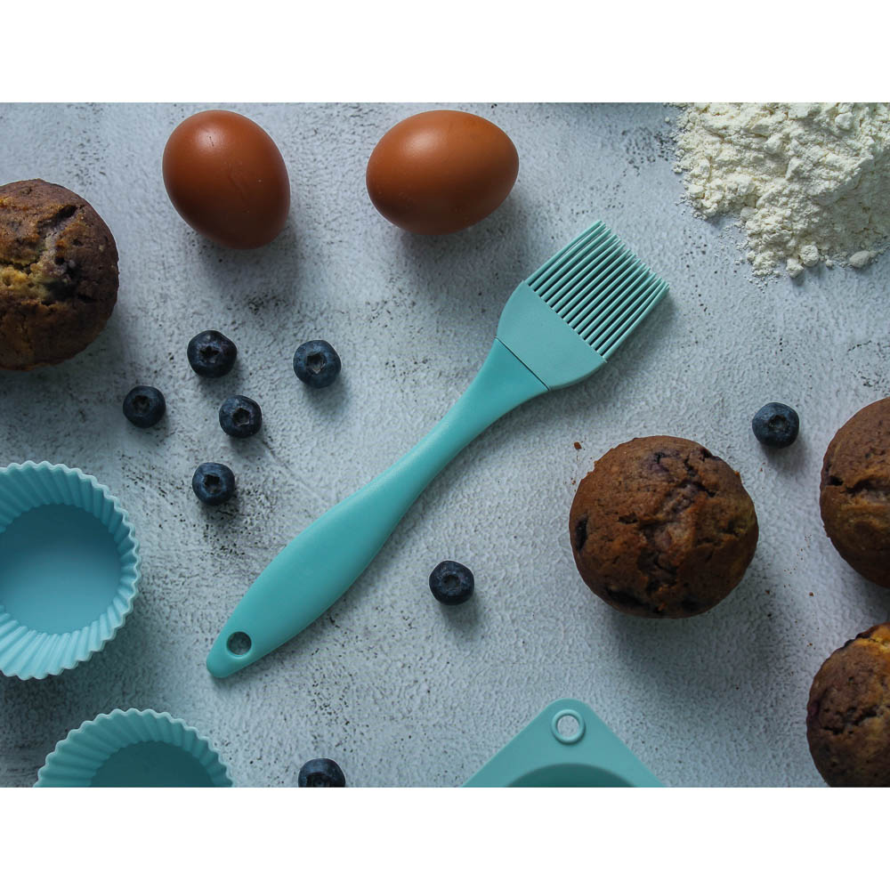 VETTA Кисточка силиконовая 20,5х4,5см, 3 цвета, HS-BR09, арт.№ 891-037