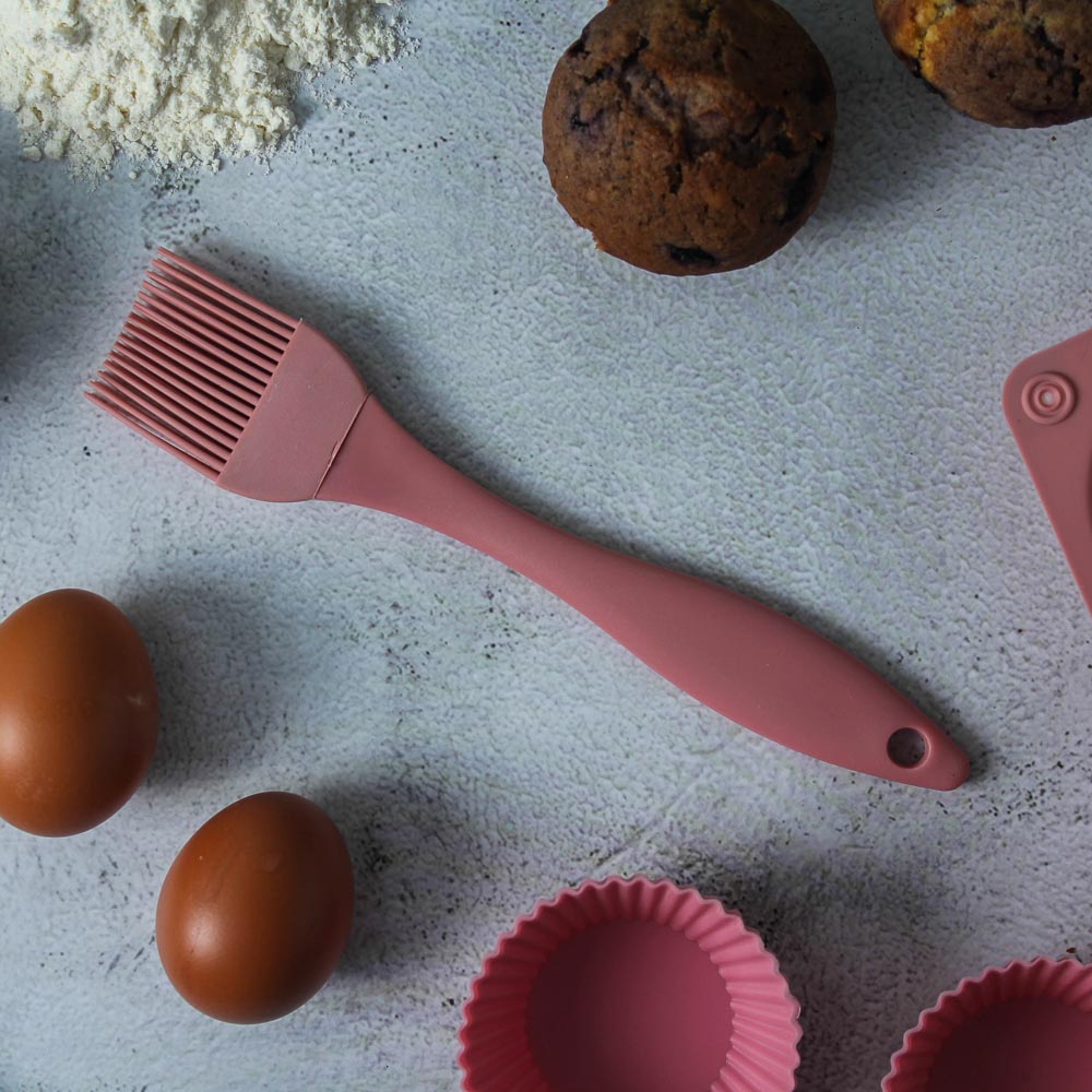 VETTA Кисточка силиконовая 20,5х4,5см, 3 цвета, HS-BR09, арт.№ 891-037