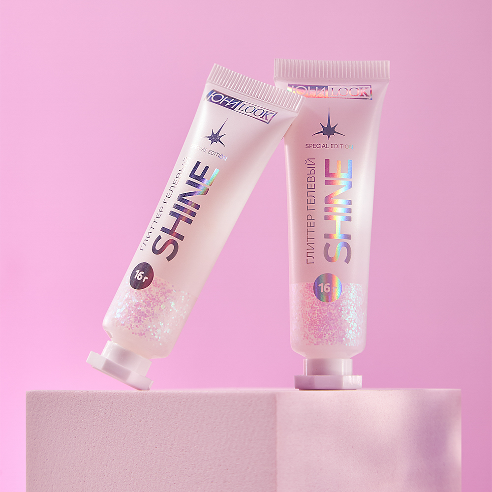 ЮНИLOOK Шайн Глиттер гелевый, 16г, тон 01, лунный, арт.№ 330-001