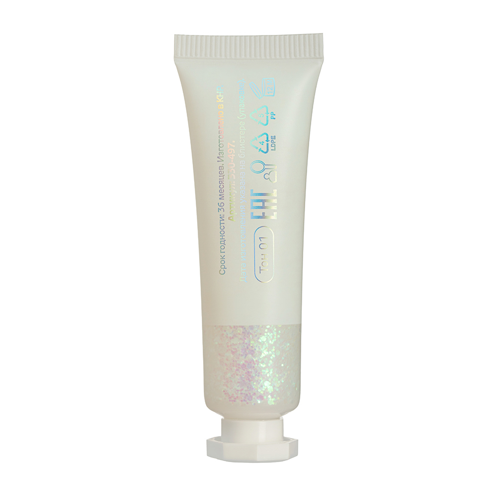 ЮНИLOOK Шайн Глиттер гелевый, 16г, тон 01, лунный, арт.№ 330-001