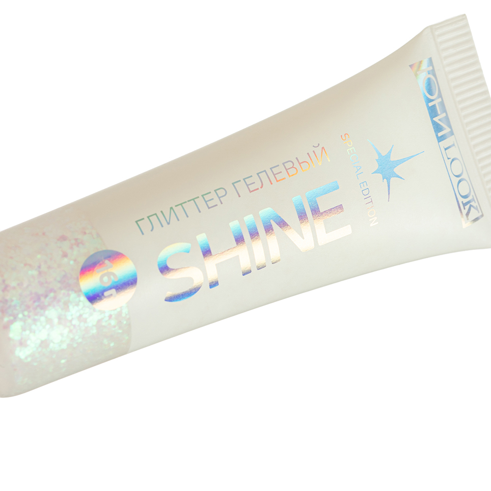 ЮНИLOOK Шайн Глиттер гелевый, 16г, тон 01, лунный, арт.№ 330-001