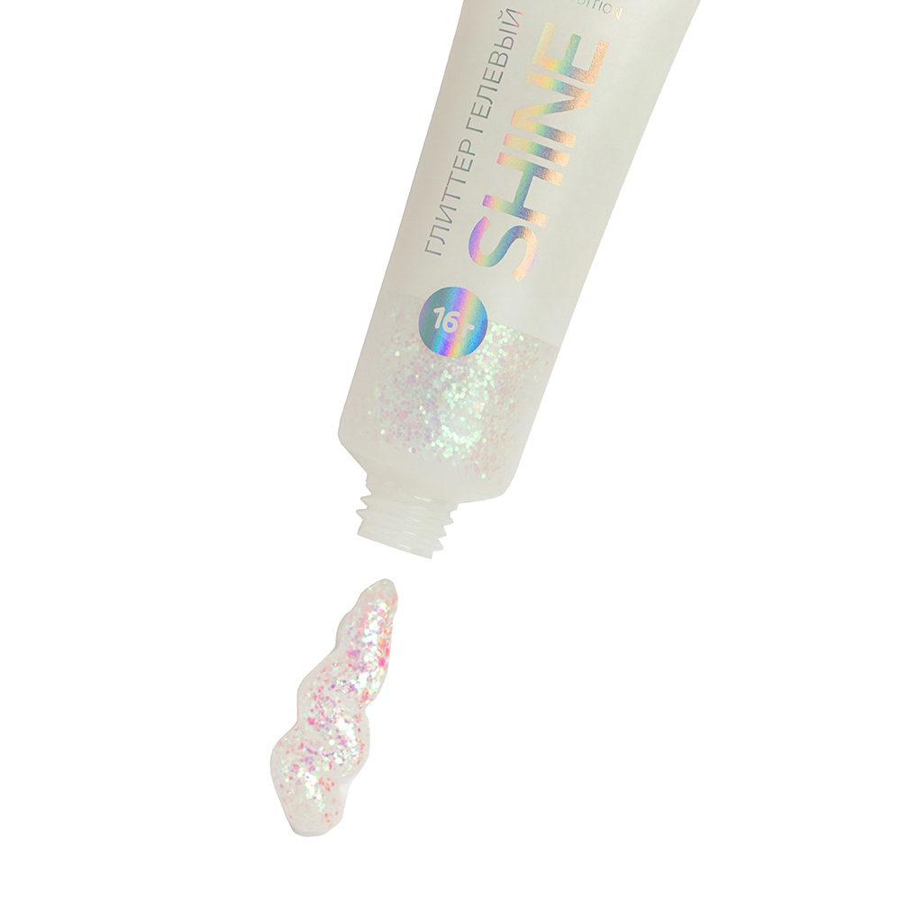 ЮНИLOOK Шайн Глиттер гелевый, 16г, тон 01, лунный, арт.№ 330-001