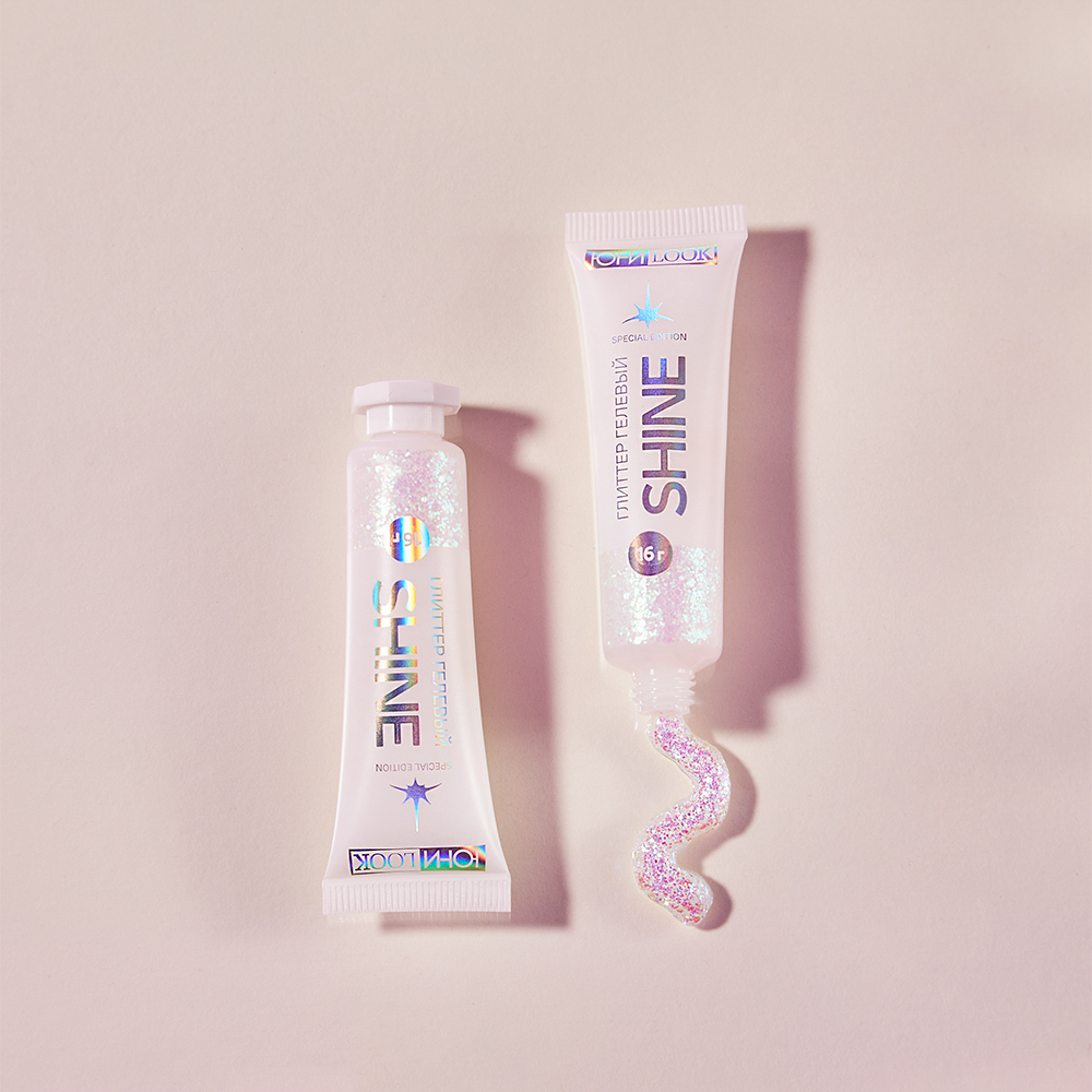 ЮНИLOOK Шайн Глиттер гелевый, 16г, тон 01, лунный, арт.№ 330-001