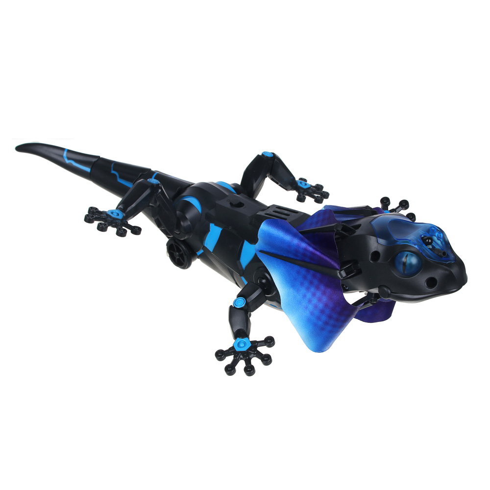 ИГРОЛЕНД Робот "Ящерица" на пульте упр., ИК-порт, звук, свет, движ. ABS, 7хААА, 27х22х11 см, арт.№ 296-085