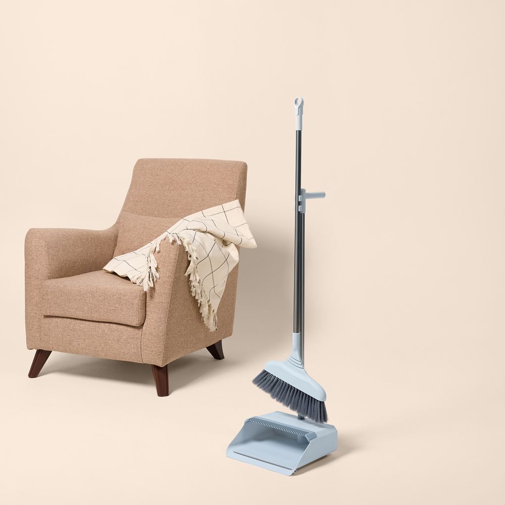 Набор для уборки с щеткой и совком тм VETTA, щетка: 101,5х31, совок: 87х28,5 см, полипропилен, арт.№ 445-005