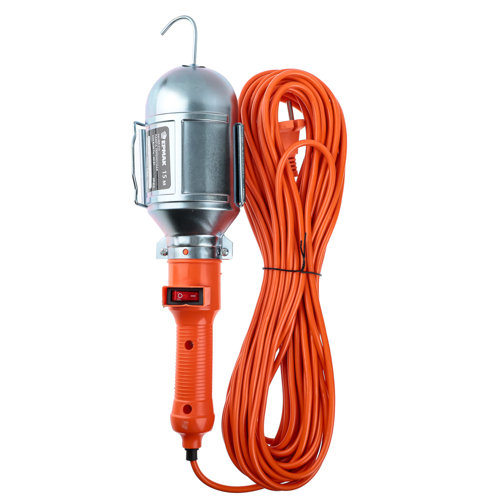 ЕРМАК Лампа переносная, 60вт 15м, арт.№ 669-213