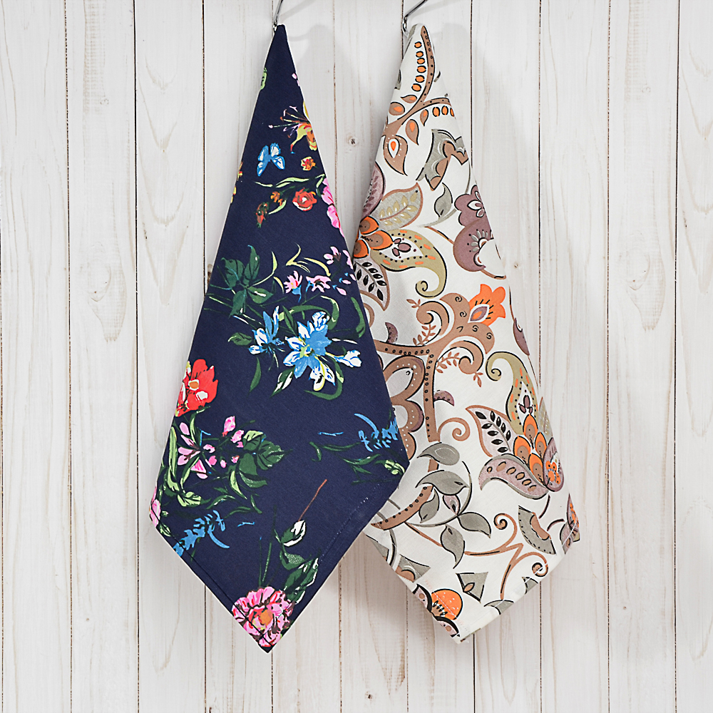 PROVANCE Полотенце кухонное, 100% хлопок, 40х60см, "Фантазия", 2 дизайна, арт.№ 434-085