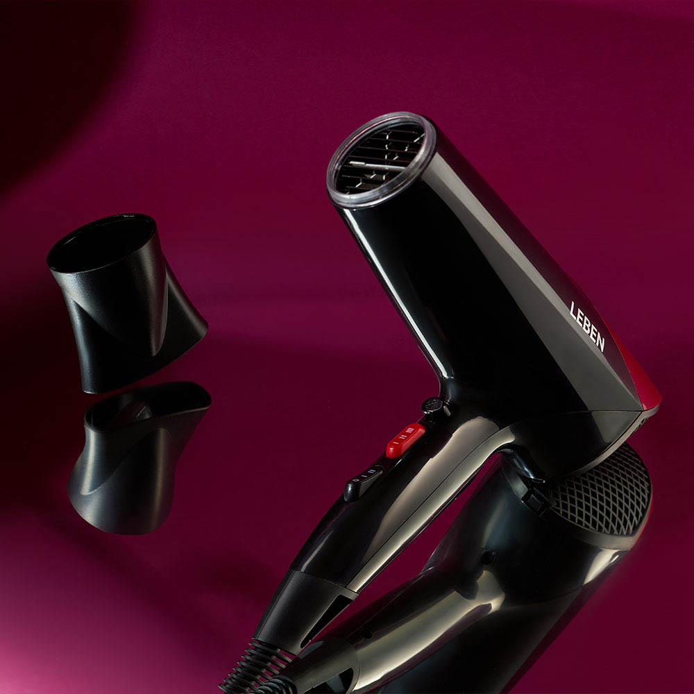 LEBEN Фен для волос проф. 2200Вт, 2 скорости, 3 темп. реж, HT-1805, арт.№ 259-127