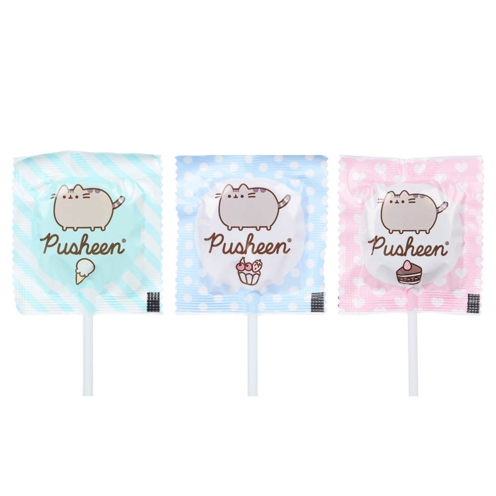 SWEET POPS PUSHEEN Карамель круглая на палочке, 10 г., арт.№ 347-020
