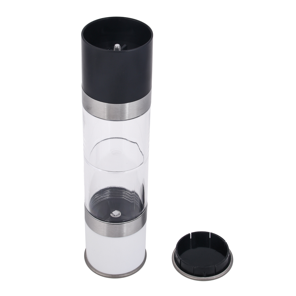 BY COLLECTION Мельница для специй, 2 в 1, два независимых механизма, 22см, алюминий/пластик, арт.№ 827-092