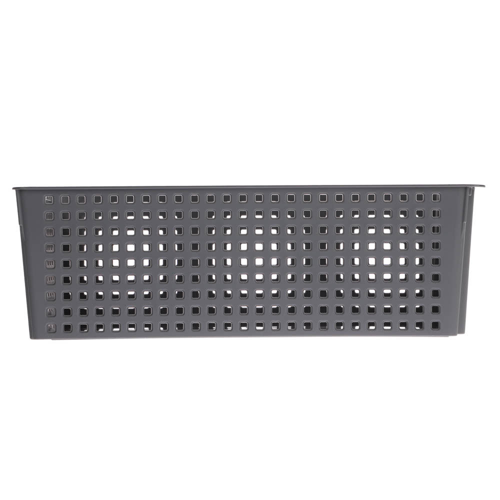 Корзинка Лофт прямоугольная 3л 297х130х96 мм белый, серый, арт.№ 457-852