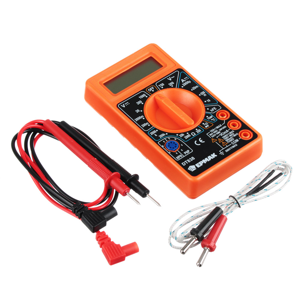 ЕРМАК Мультиметр цифровой DT-838, арт.№ 660-005