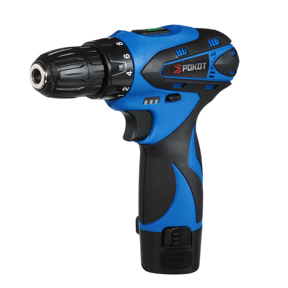 РОКОТ Дрель-шуруповерт аккум. ДША-12в, 0-550 об/мин, 1,3 Li-on (1), 18 н*м, подсветка, арт.№ 691-012