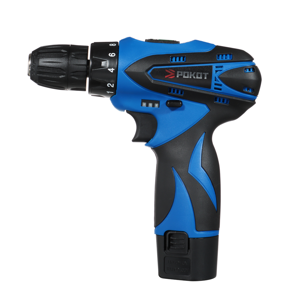 РОКОТ Дрель-шуруповерт аккум. ДША-12в, 0-550 об/мин, 1,3 Li-on (1), 18 н*м, подсветка, арт.№ 691-012