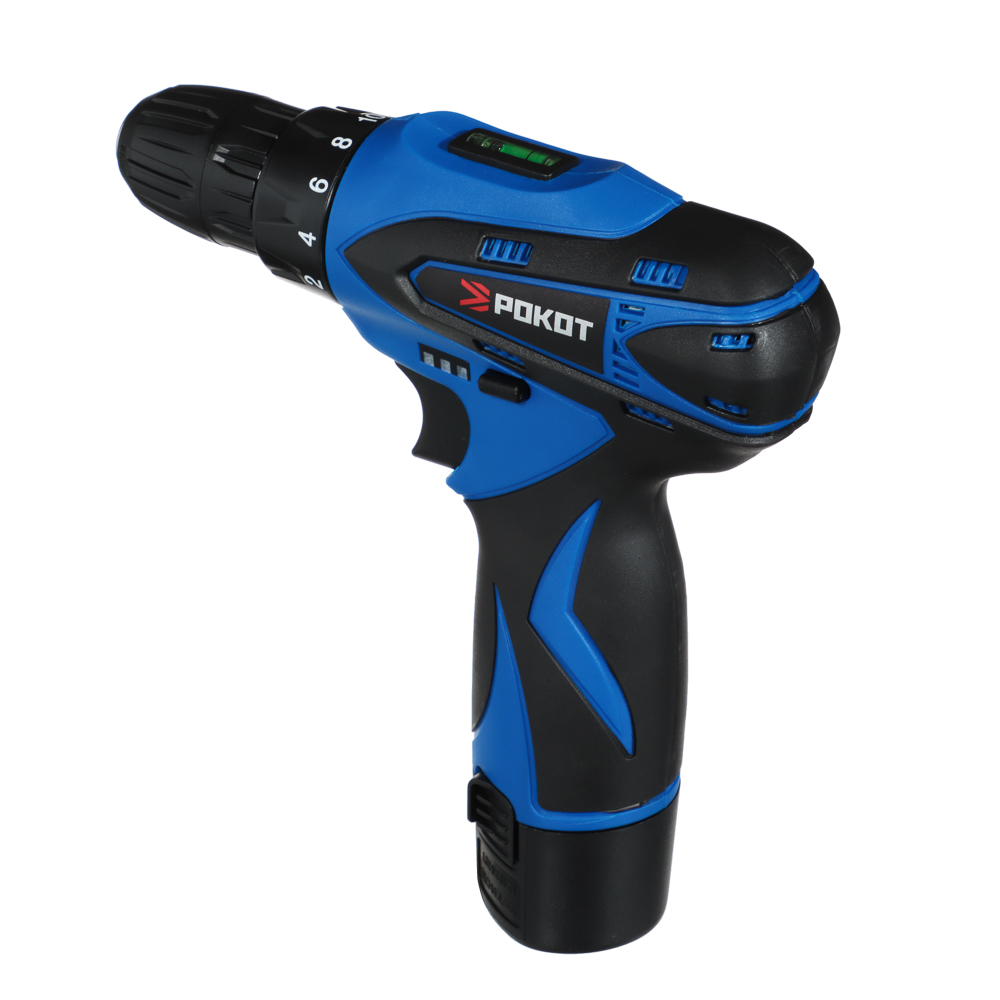 РОКОТ Дрель-шуруповерт аккум. ДША-12в, 0-550 об/мин, 1,3 Li-on (1), 18 н*м, подсветка, арт.№ 691-012