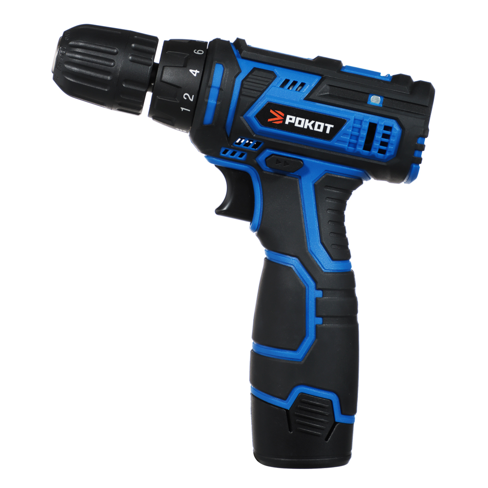 РОКОТ Дрель-шуруповерт аккум. ДША-12в, 0-550 об/мин, 1,3 Li-on (1), 21 н*м, подсветка, арт.№ 691-013