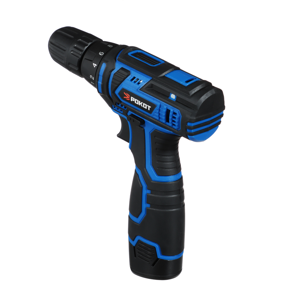 РОКОТ Дрель-шуруповерт аккум. ДША-12в, 0-550 об/мин, 1,3 Li-on (1), 21 н*м, подсветка, арт.№ 691-013