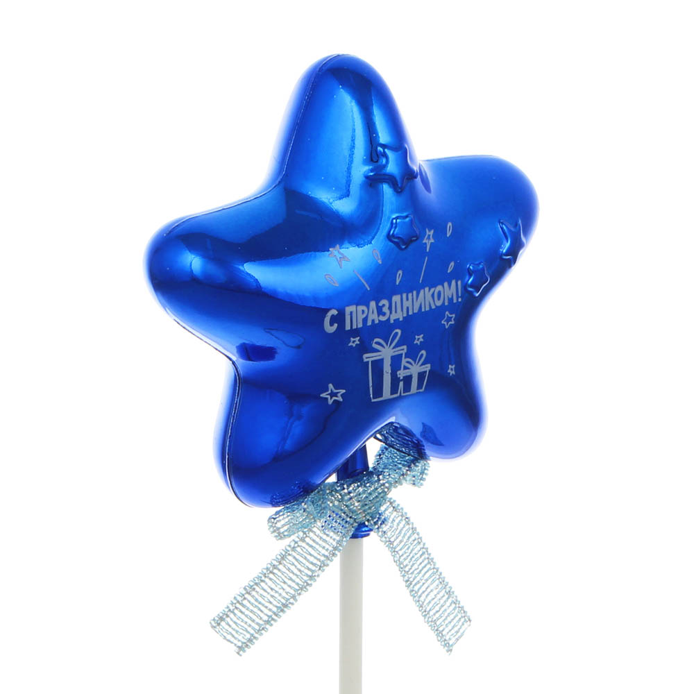 FNtastic Декор для торта в виде сердца, шарика, звезды, 19см, пластик, бумага, 3 дизайна, арт.№ 530-235