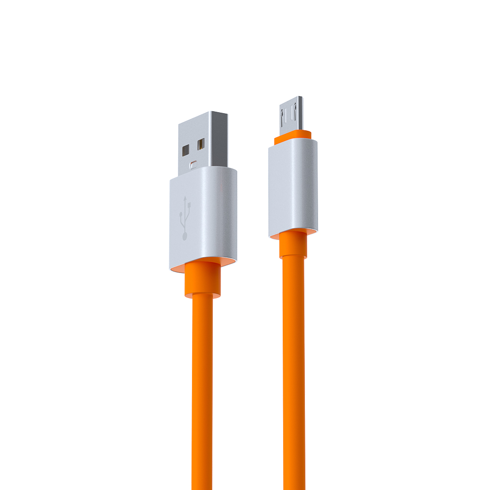 Кабель для зарядки USB(A)-microUSB BY Orange, 1м, 2А, оранжевый, арт.№ 470-026