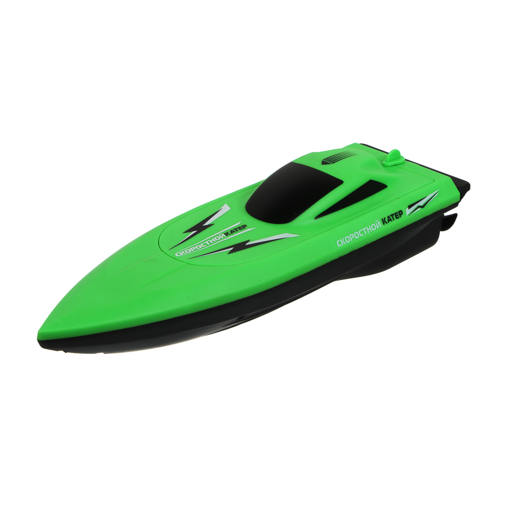 ИГРОЛЕНД Лодка на радиоуправлении, 27 МГц, 5АА, РР, 26x10x12см, 2 дизайна, арт.№ 293-018