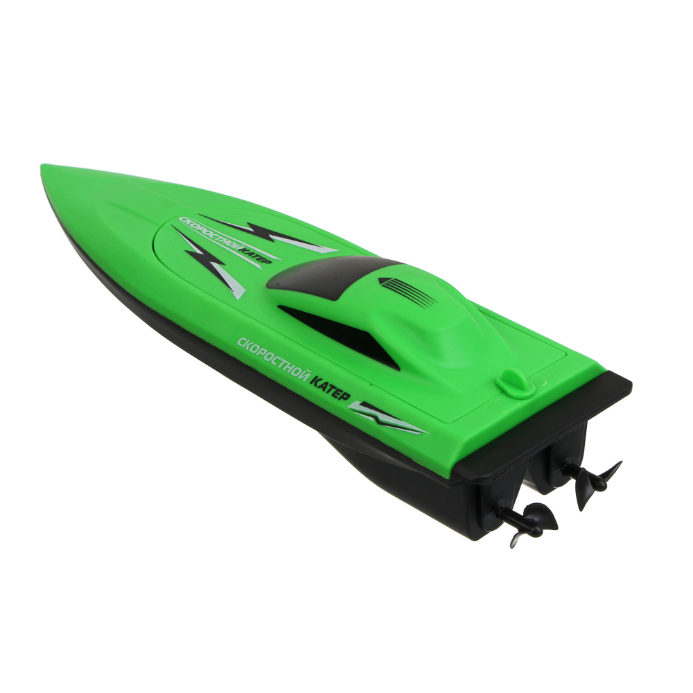 ИГРОЛЕНД Лодка на радиоуправлении, 27 МГц, 5АА, РР, 26x10x12см, 2 дизайна, арт.№ 293-018