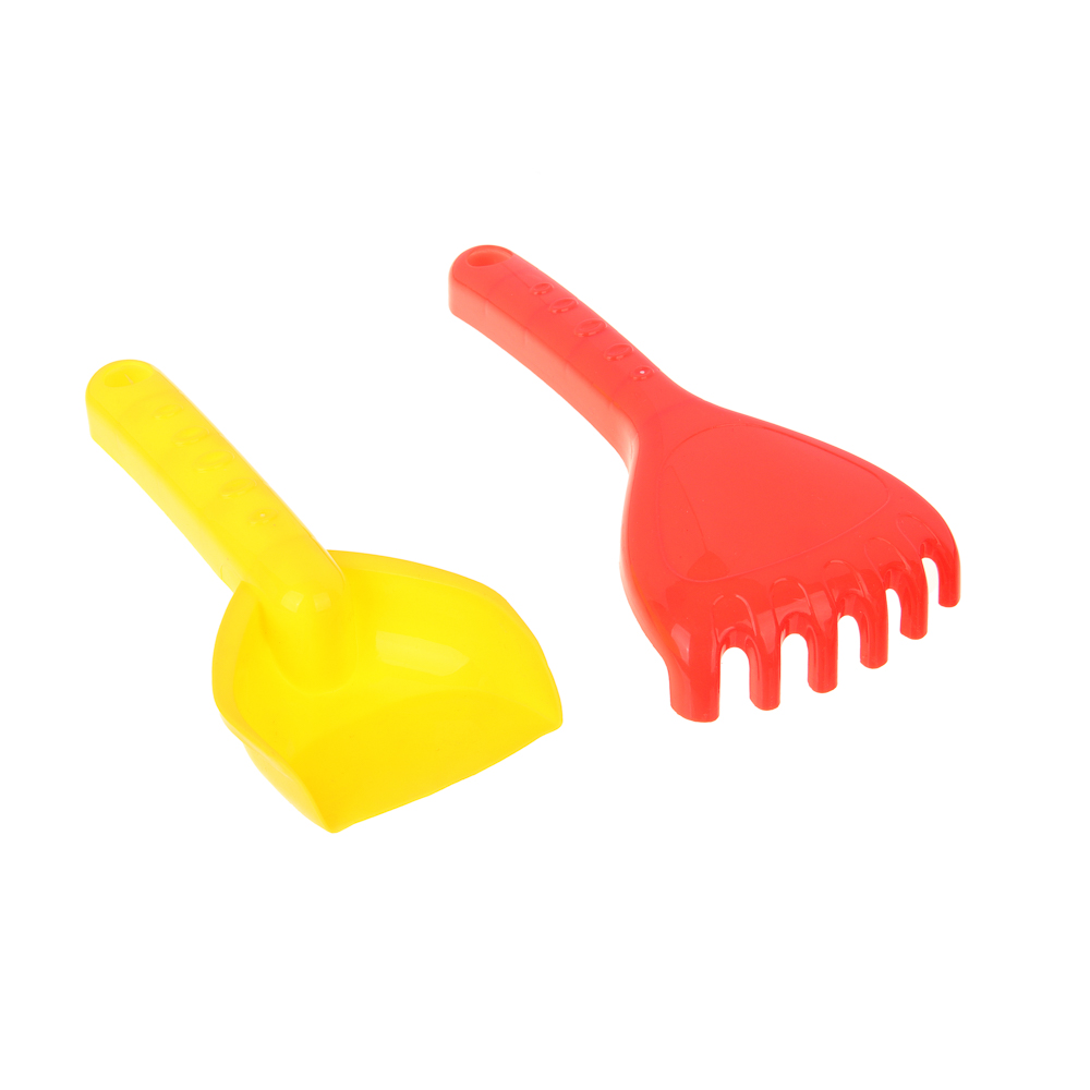 ИГРОЛЕНД Набор садовых инструментов "Играем в песочнице" 7 предметов, ABC, 18,5х15,5х14см, 2 дизайна, арт.№ 187-022