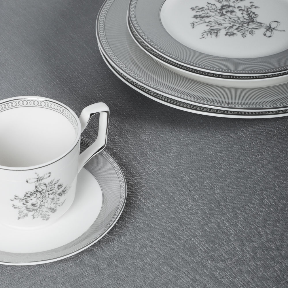 PROVANCE Сильвер Скатерть текстильная с водоотталкив.пропиткой, 140x230см, 85% полиэстер 15% люрекс, арт.№ 492-119