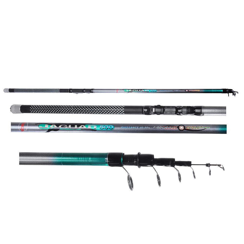 KAIDA Удочка "Ягуар", телескоп., карбон, 5,0м, тест 40-80 гр., арт. 603-500, арт.№ 149-162