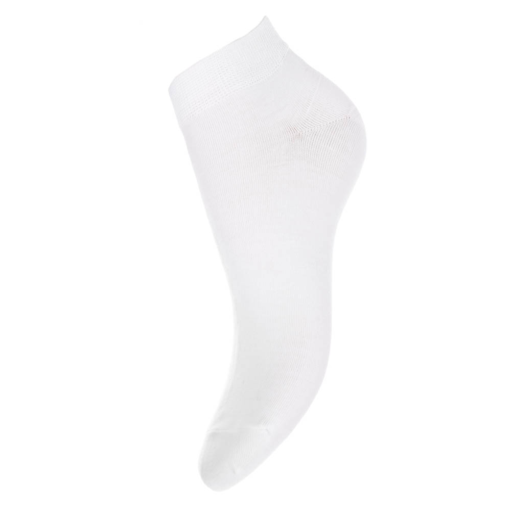 GALANTE Набор носков 5 пар, укороченные, р.23-25, 85% хл, 10% полиамид, 5% спандекс, цв.белый, #47, арт.№ 019-432