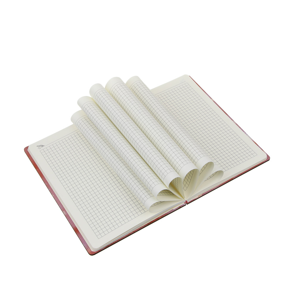 Записная книжка 80л, тверд.обл.из МДФ, вырубка, клетка, 21х14,6см, 2 дизайна, арт.№ 574-023