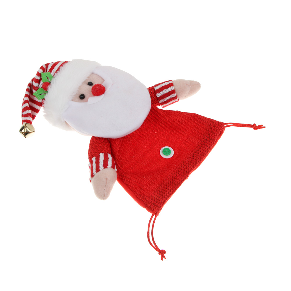 СНОУ БУМ Сувенир подарочный Дед Мороз, 25х16х4 см, полиэстер, арт.№ 394-493