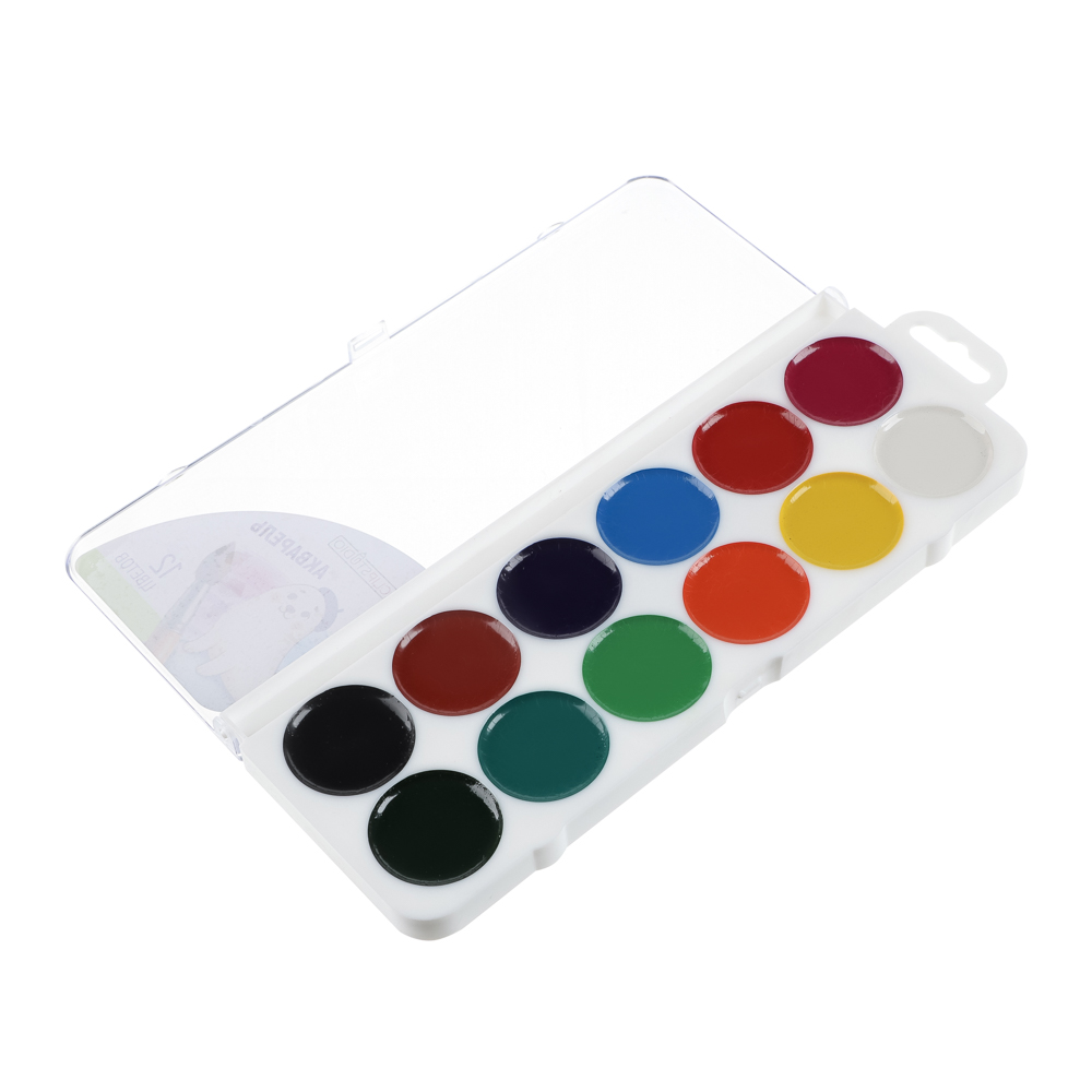 Акварель 12цв. ClipStudio без кисти, в пласт. уп., арт.№ 231-108