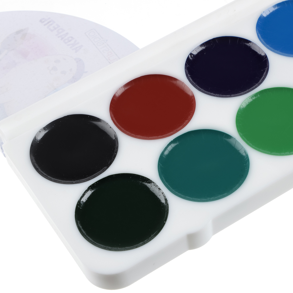 Акварель 12цв. ClipStudio без кисти, в пласт. уп., арт.№ 231-108