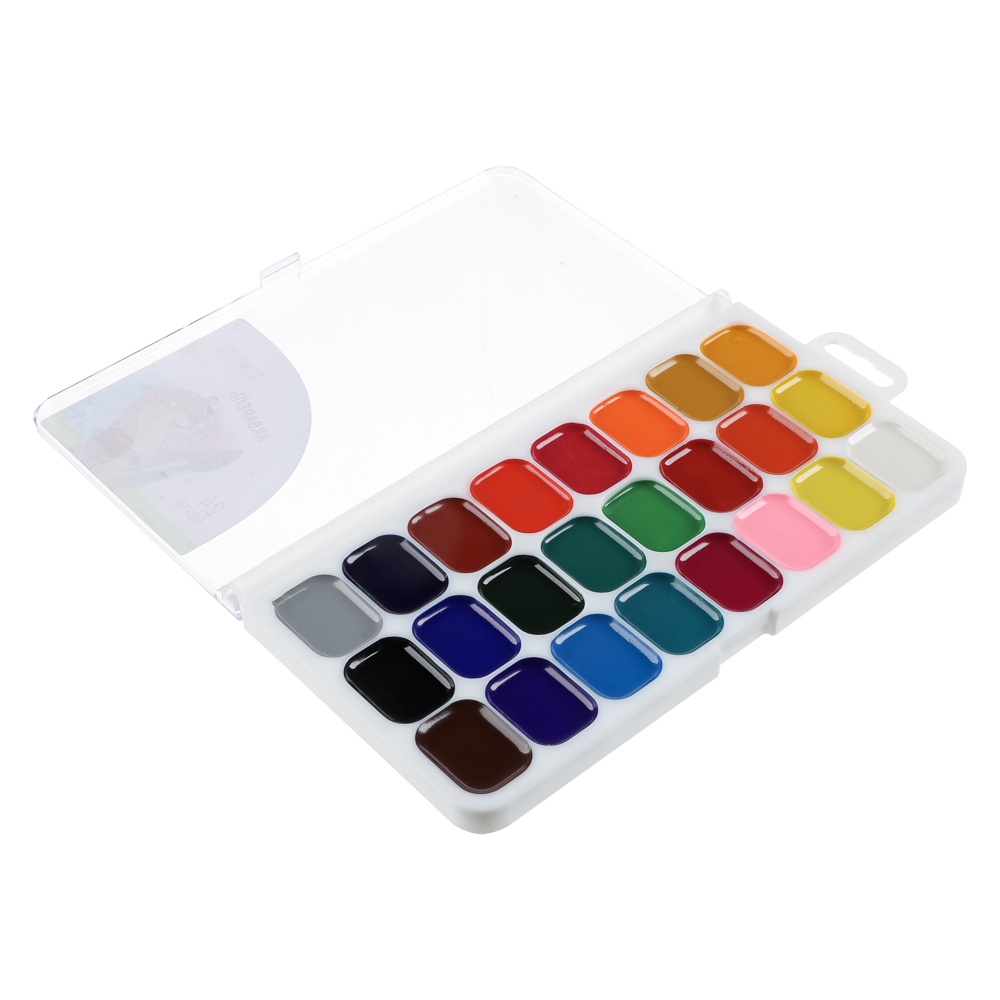 Акварель 24цв. ClipStudio без кисти, в пластиковой упаковке с европодвесом, арт.№ 231-109