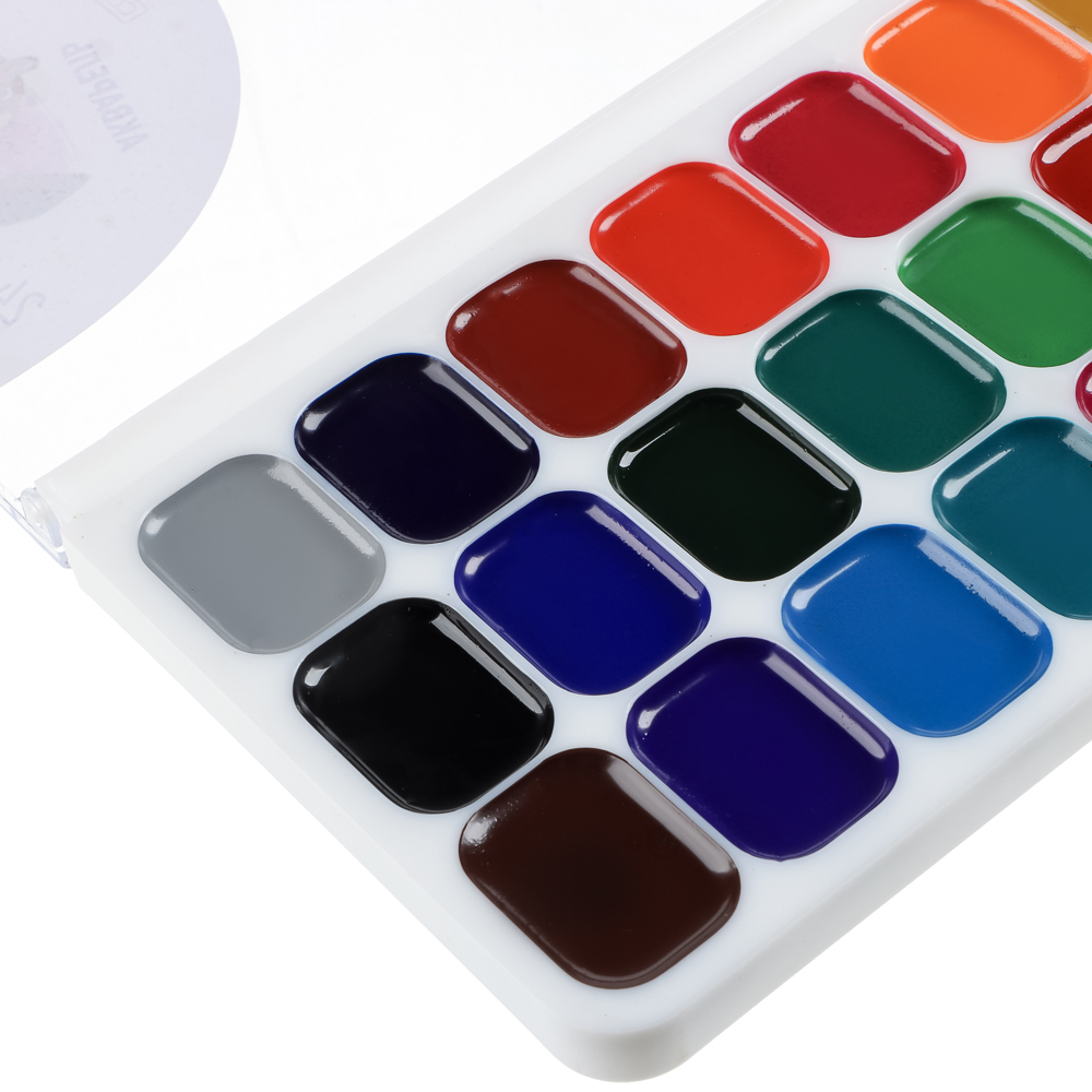 Акварель 24цв. ClipStudio без кисти, в пластиковой упаковке с европодвесом, арт.№ 231-109