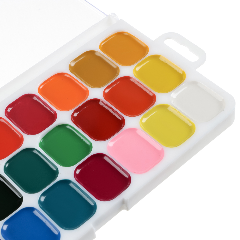 Акварель 24цв. ClipStudio без кисти, в пластиковой упаковке с европодвесом, арт.№ 231-109