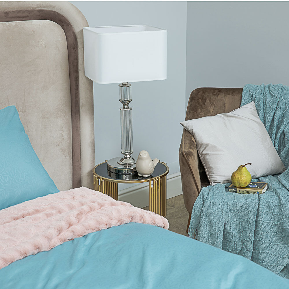 PROVANCE Мятный Латте Комплект постельного белья 4пр евро, жаккард, полисатин, 85гр/м, ПЭ, 3 цвета, арт.№ 488-034