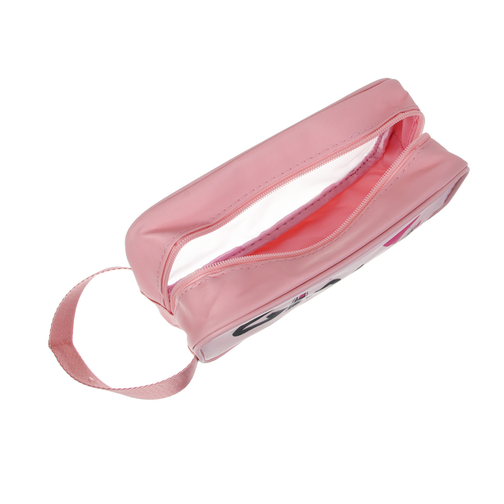 Косметичка банная с боковой ручкой тм ЮL Girl Power, ПУ, ПВХ, 21,5х12,5х8, 3 цвета, арт.№ 364-262