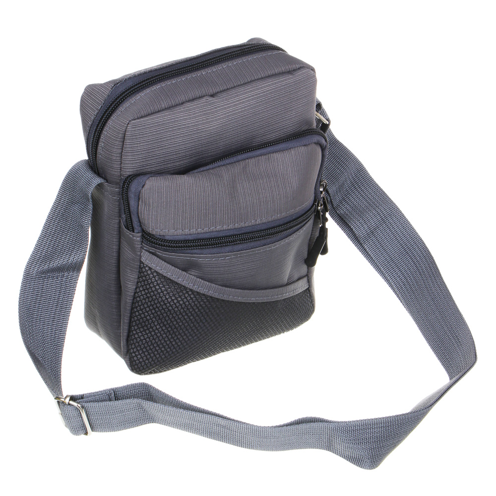 Сумка молодежная через плечо тм ЮL, полиэстер, пластик, 21х16х9см, 2 цвета, 2 дизайна, арт.№ 337-087