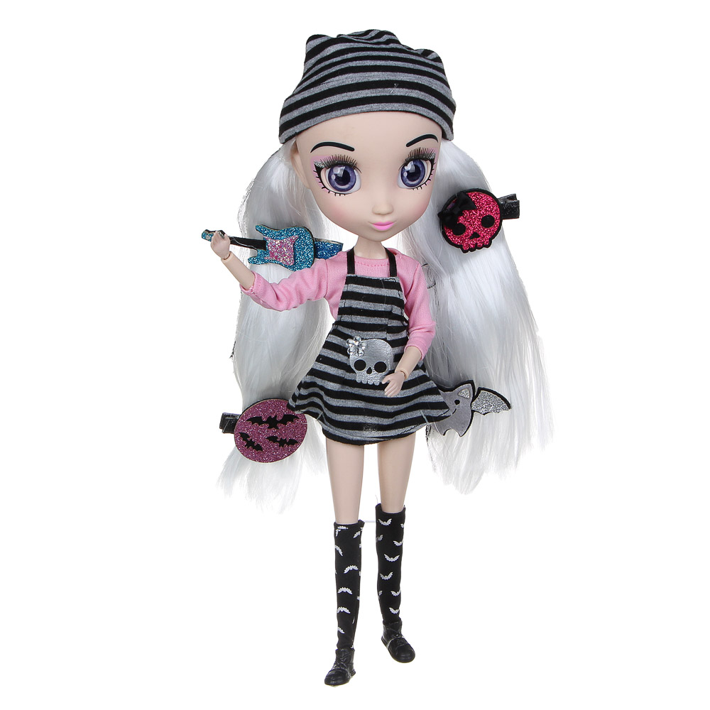 ИГРОЛЕНД Кукла шарнирная с аксессуарами, 33см, PVC, 5пр,  20х38х10 см, арт.№ 267-884