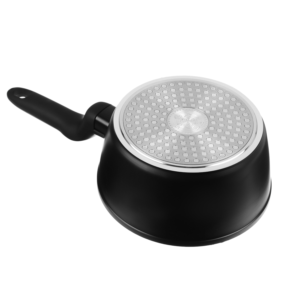 SATOSHI Стоун Ковш d16см 1,3л, антипригарное покрытие Мрамор, индукция, арт.№ 846-568