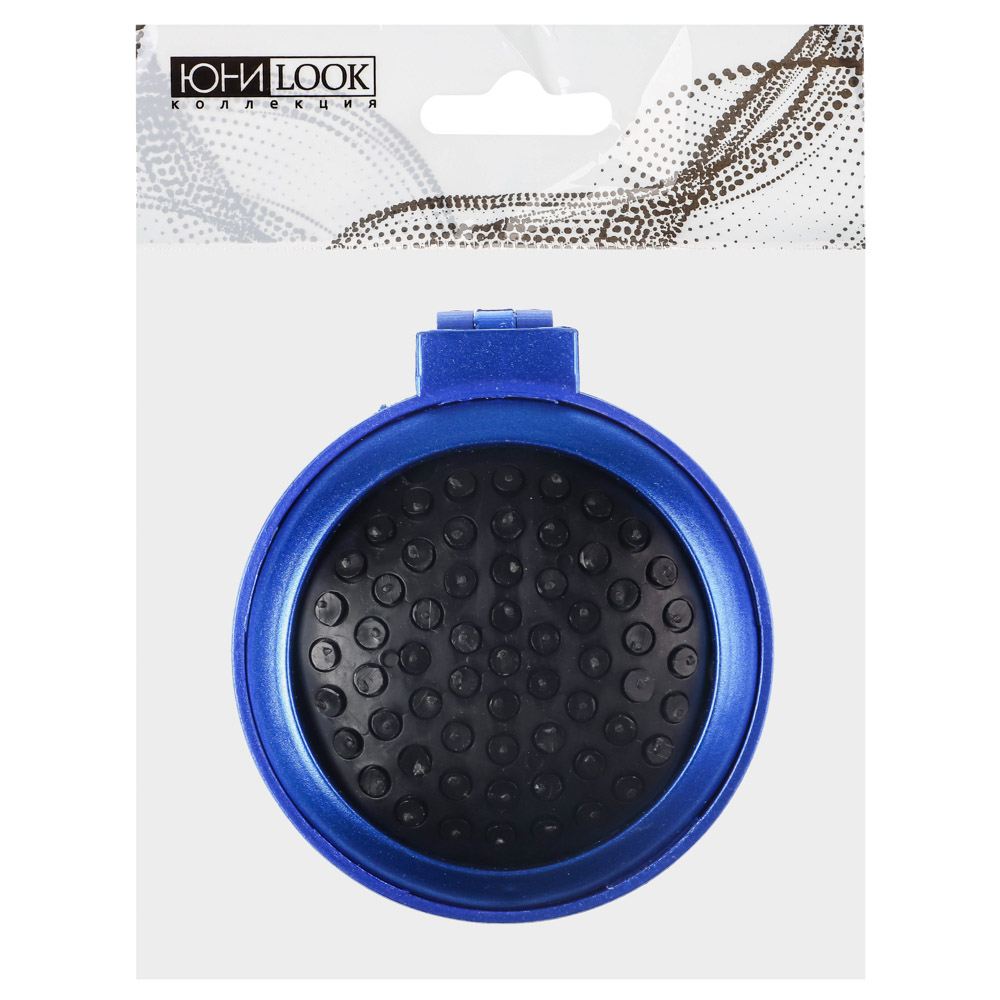 ЮНИLOOK Расческа складная с зеркалом Дорожная, пластик, 6,5см, 4 цвета, P-01, арт.№ 301-187