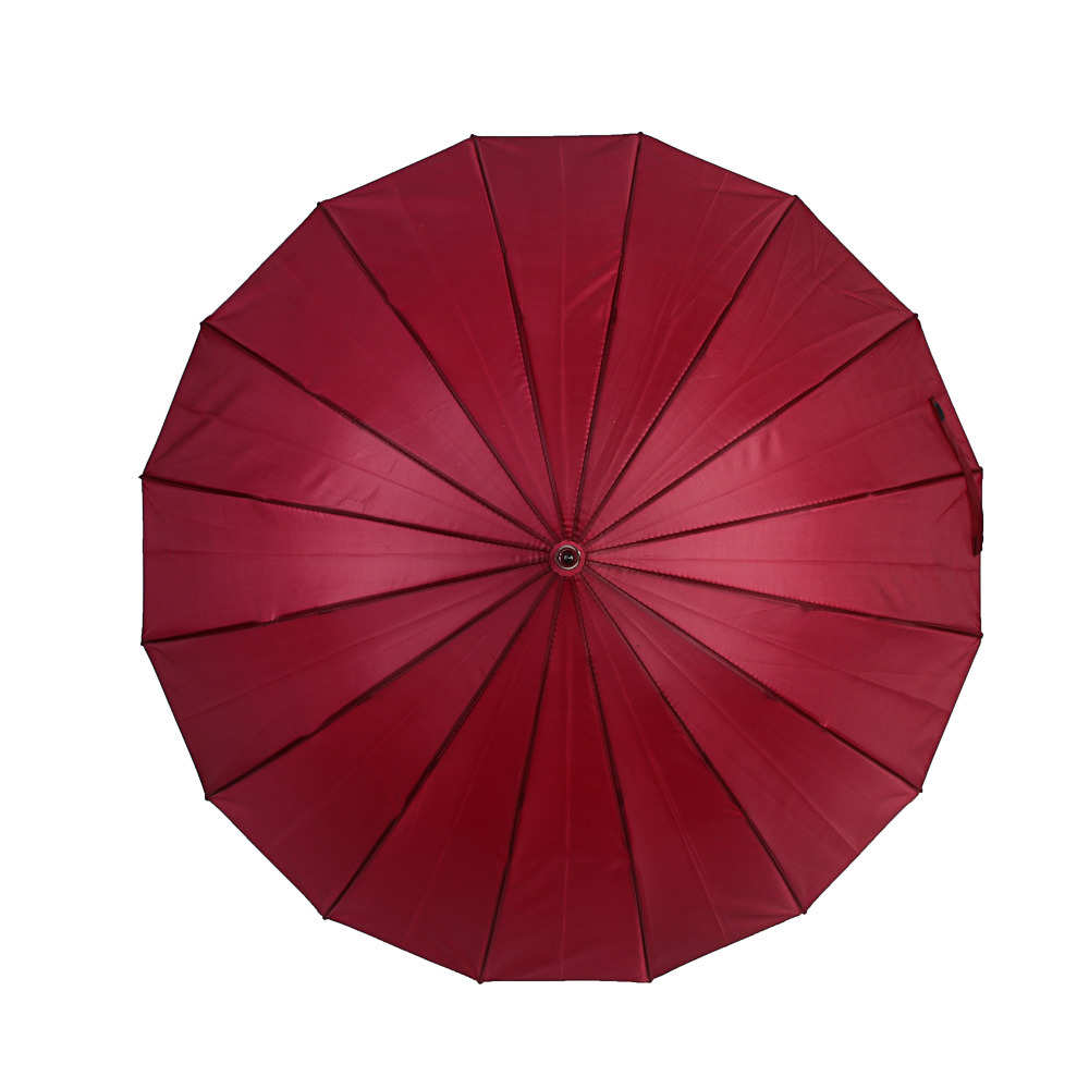 Зонт-трость универсальный, диаметр 98см, 16 спиц, металл, полиэстер, 4 цвета, арт.№ 302-412