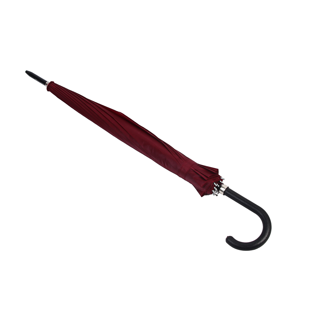 Зонт-трость универсальный, диаметр 98см, 16 спиц, металл, полиэстер, 4 цвета, арт.№ 302-412