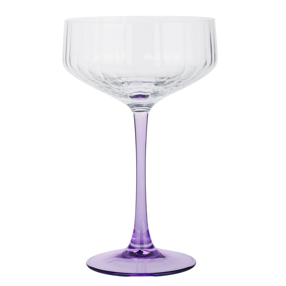 Креманка на цветной ножке тм MILLIMI Ботаника, 330мл, стекло, арт.№ 878-722