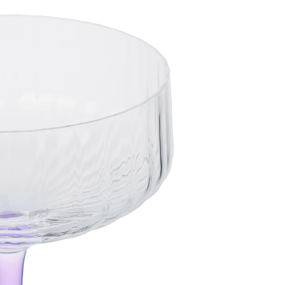 Креманка на цветной ножке тм MILLIMI Ботаника, 330мл, стекло, арт.№ 878-722